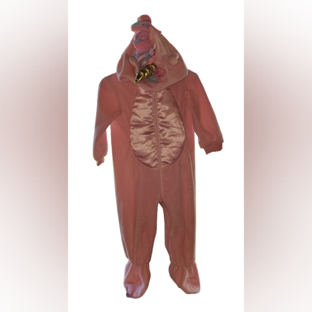 Unicorn hooded footsie